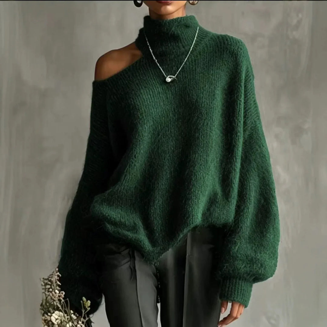 Winslet Cutout Shoulder Sweater