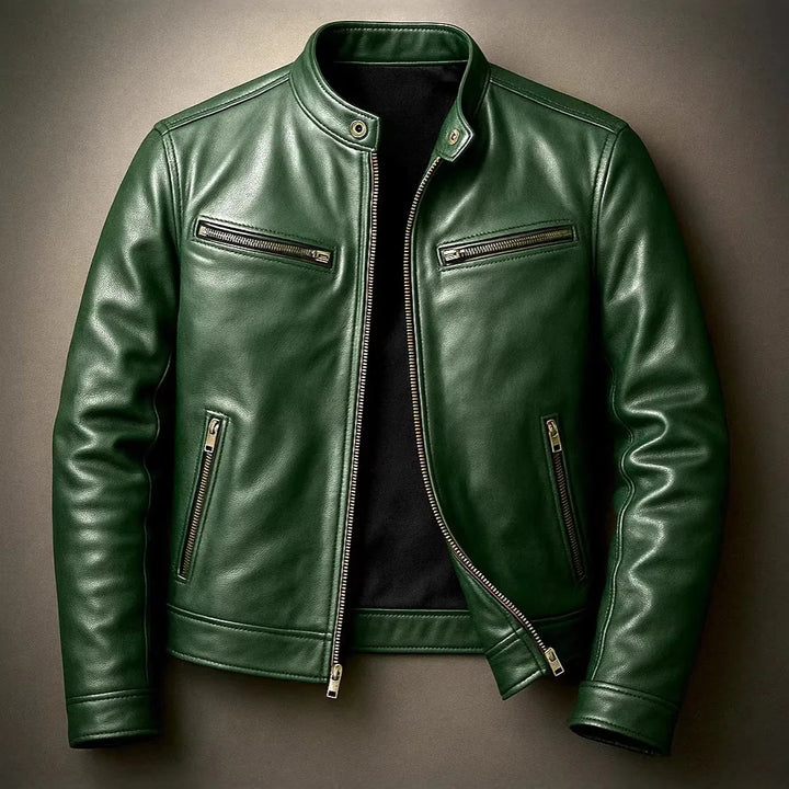 Desmond Stand Collar Moto Jacket