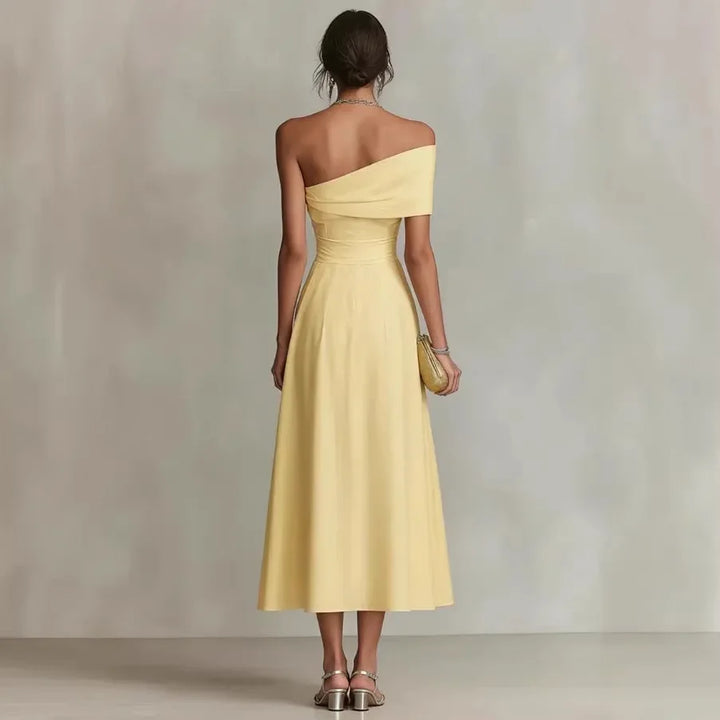 Osha One Shoulder Maxi Wedding Guest Dress