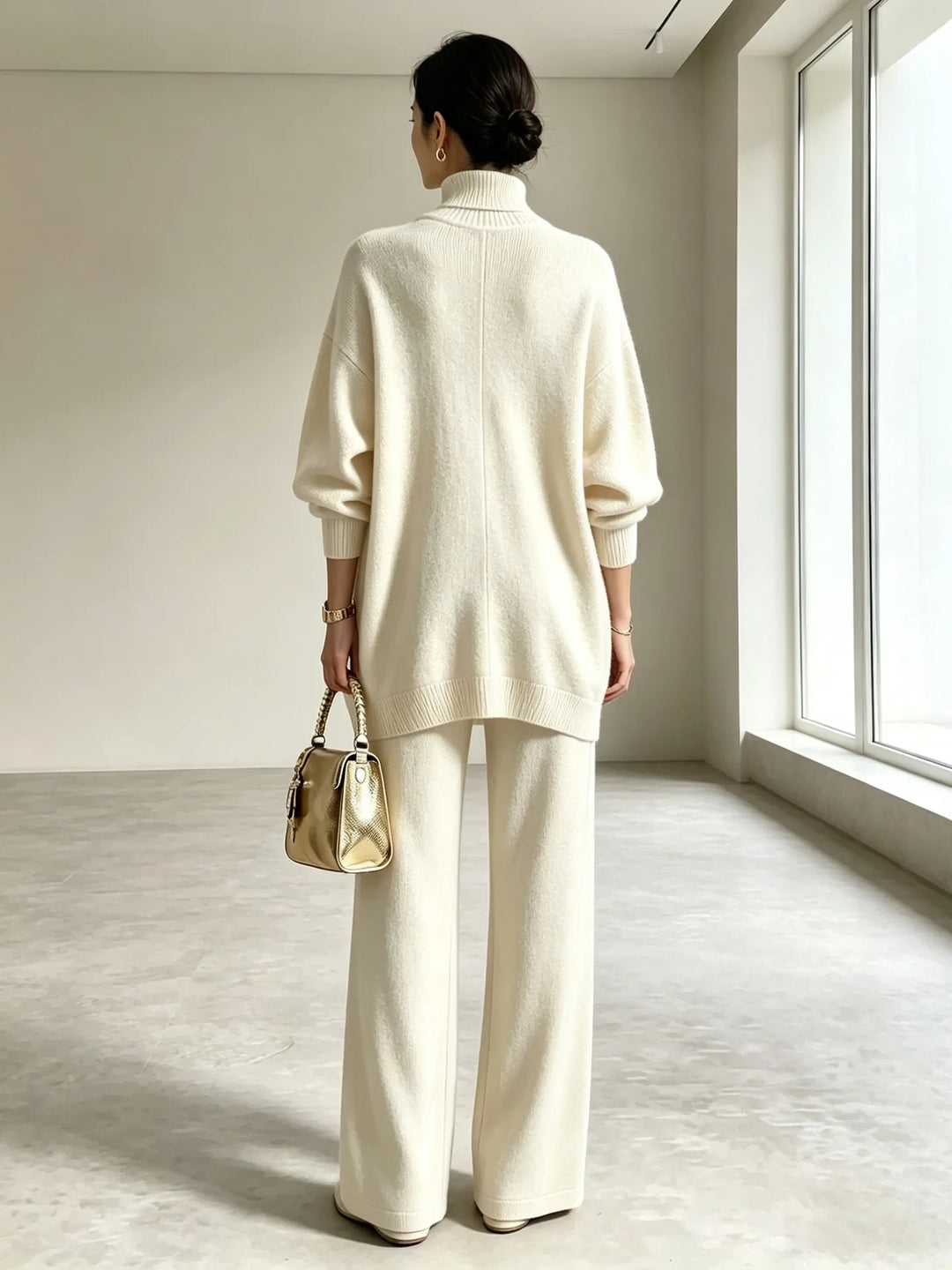 Isolde Wrap Front Sweater Set