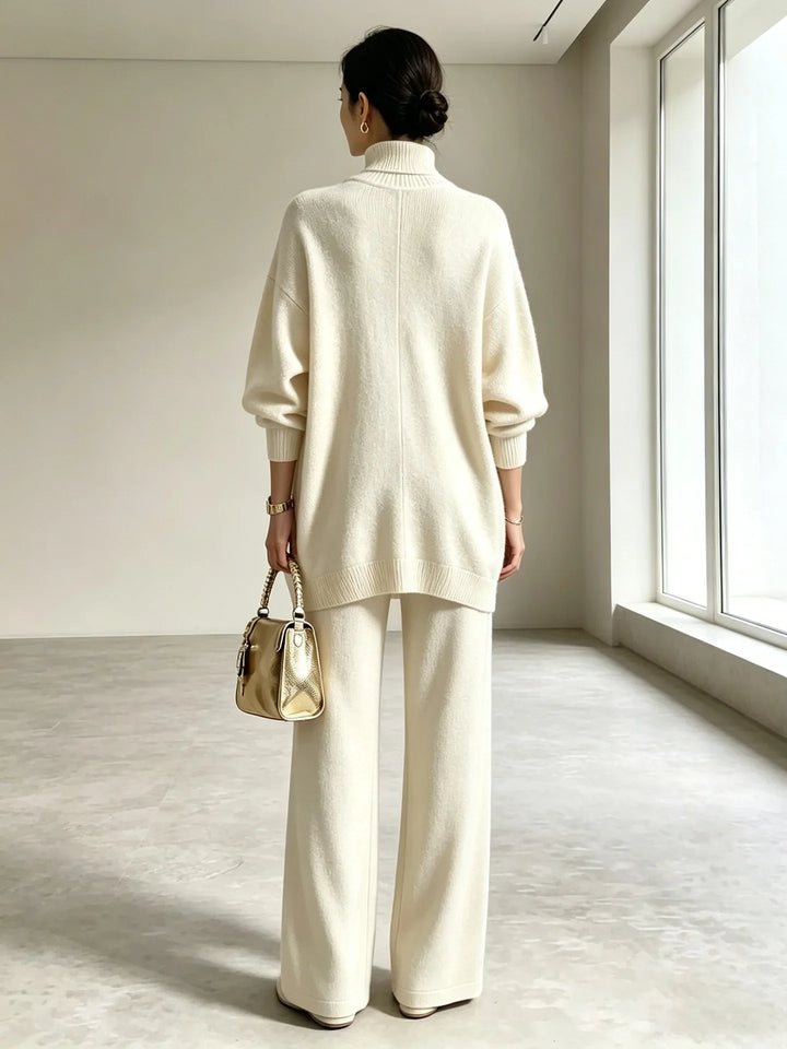 Isolde Wrap Front Sweater Set