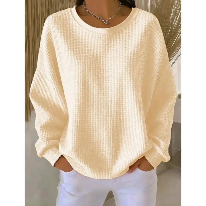 Amelina Waffle Knit Top