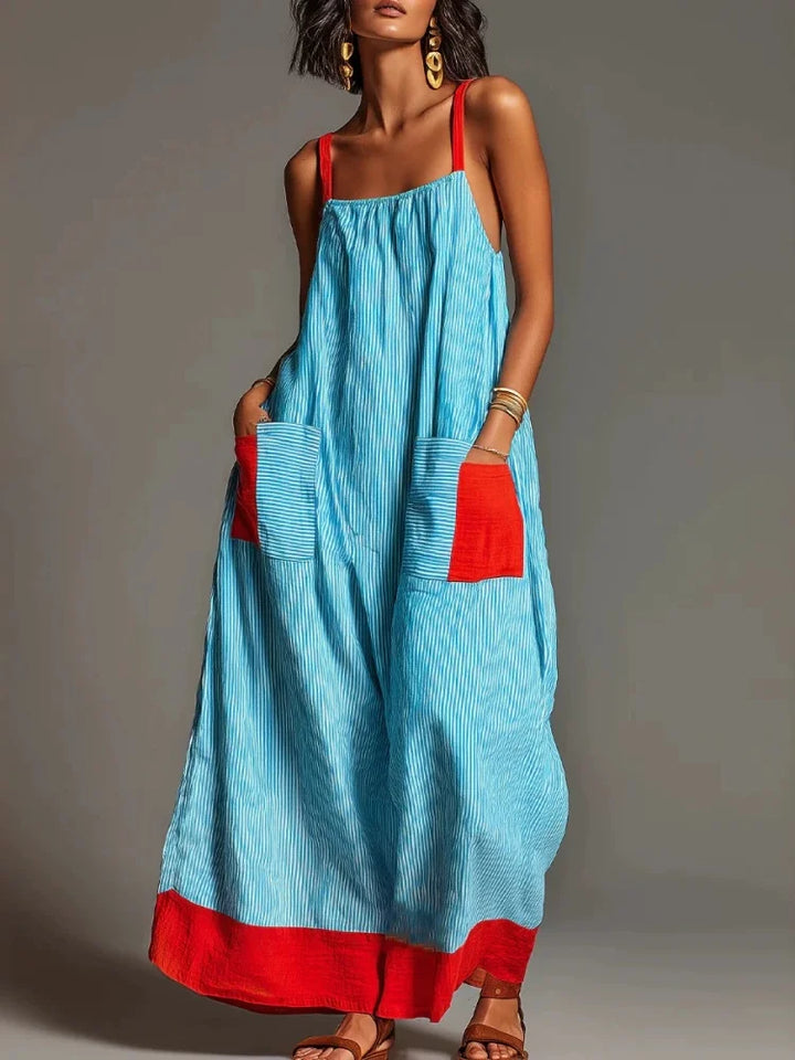 Amoria Square Neck Maxi Dress