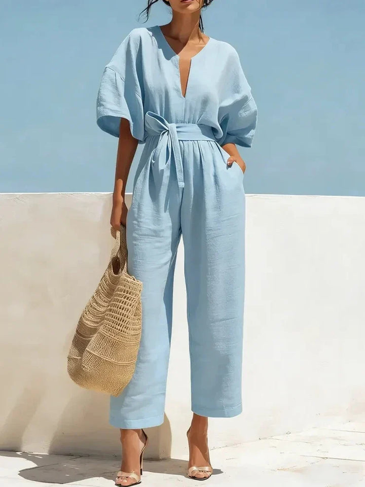 Joanna Summer Linen Jumpsuit