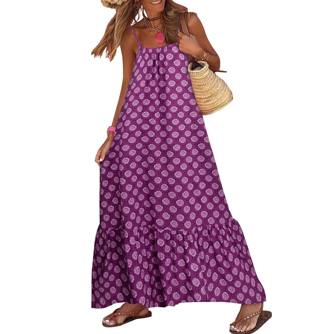 Dania Mosaic Print Maxi Dress