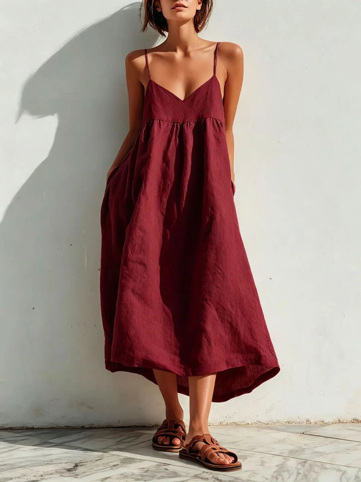 Lorenae Pocket Summer Maxi Dress