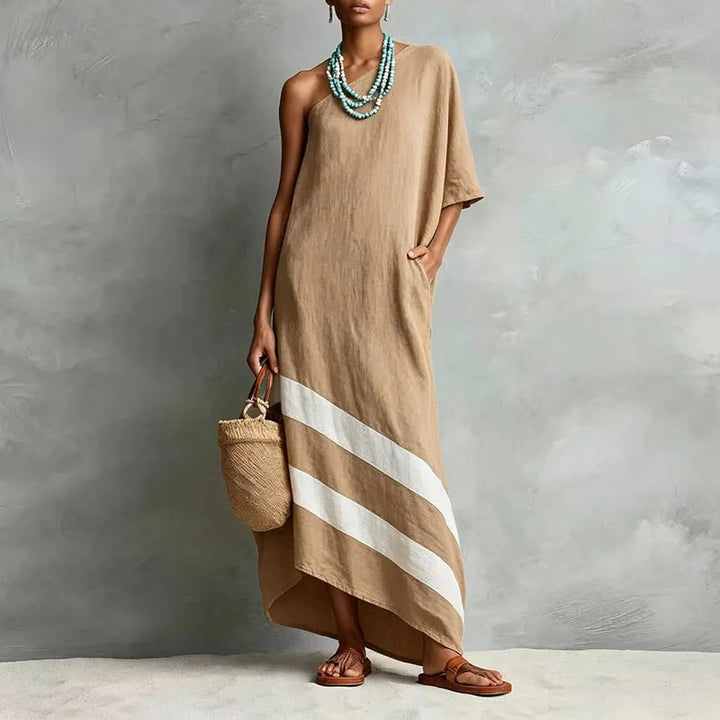 Sorina One Shoulder Maxi Dress