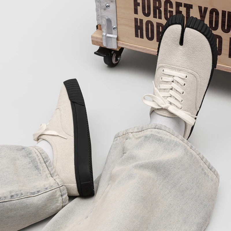 Lucas Textured Split Toe Shoes