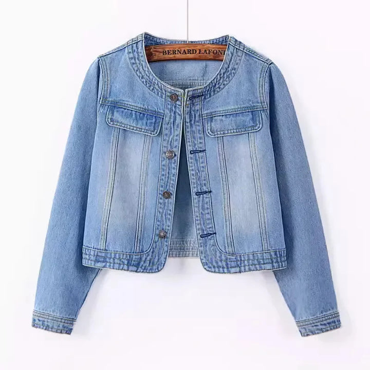 Noami Cropped Denim Jacket
