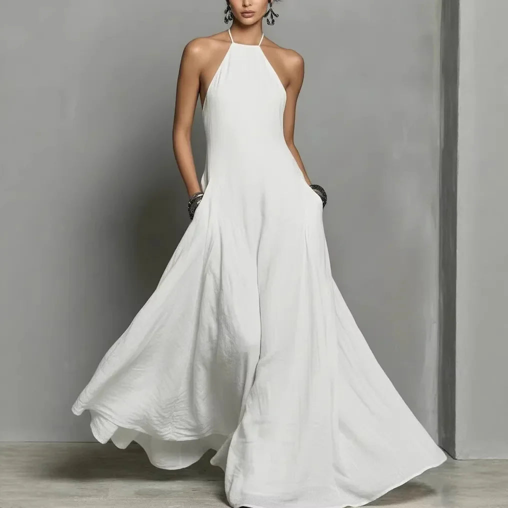 Juliana Flowy Sleeveless Party Dress