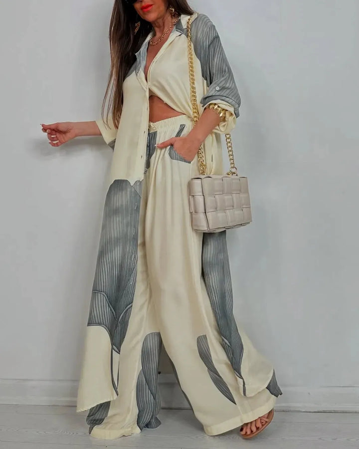 Rachel Long Sleeve Boho Matching Set