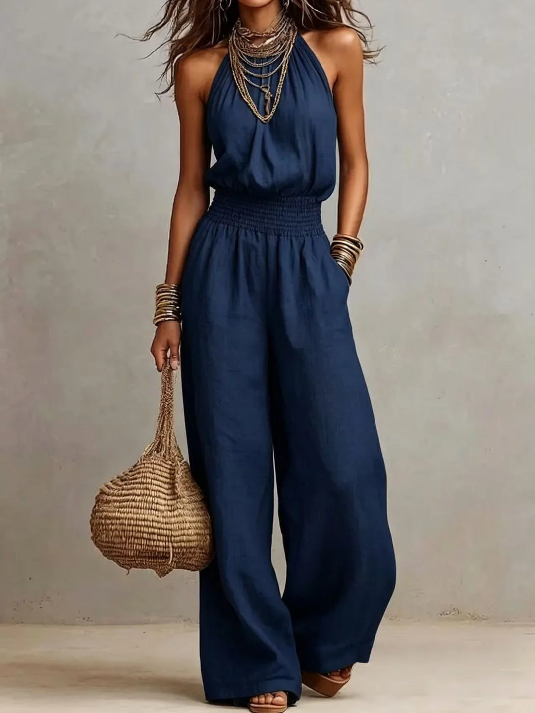 Juniper Flowing Wide Leg Jumpsuit