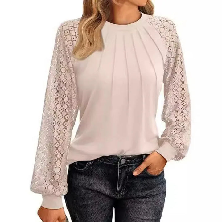 Miriel Pintuck Lace Blouse