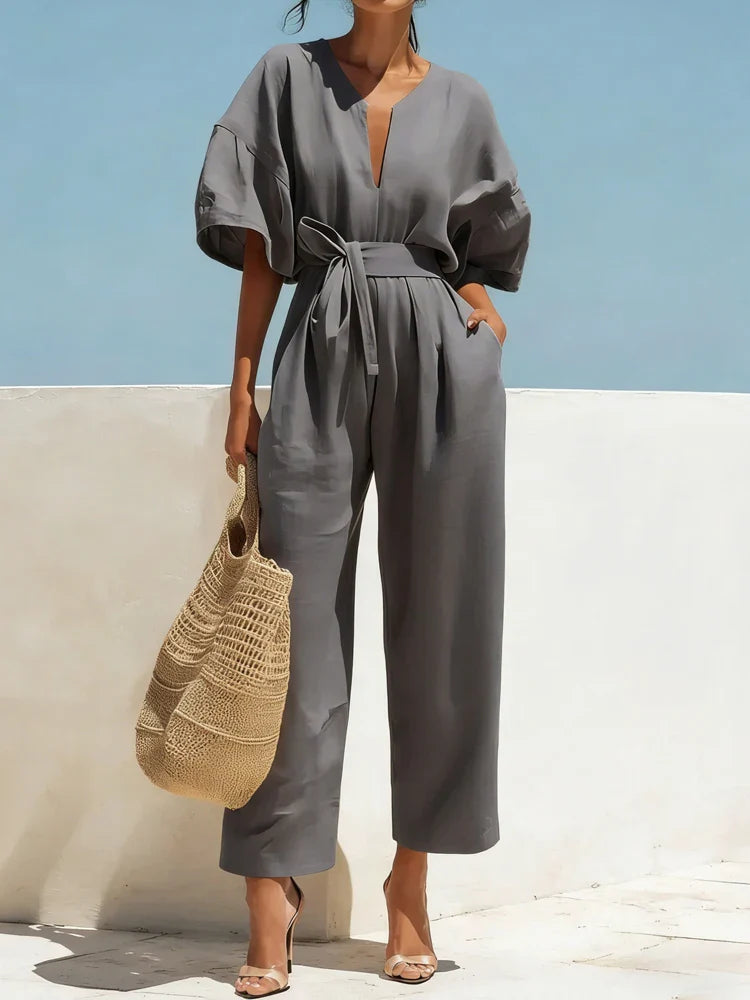 Joanna Summer Linen Jumpsuit