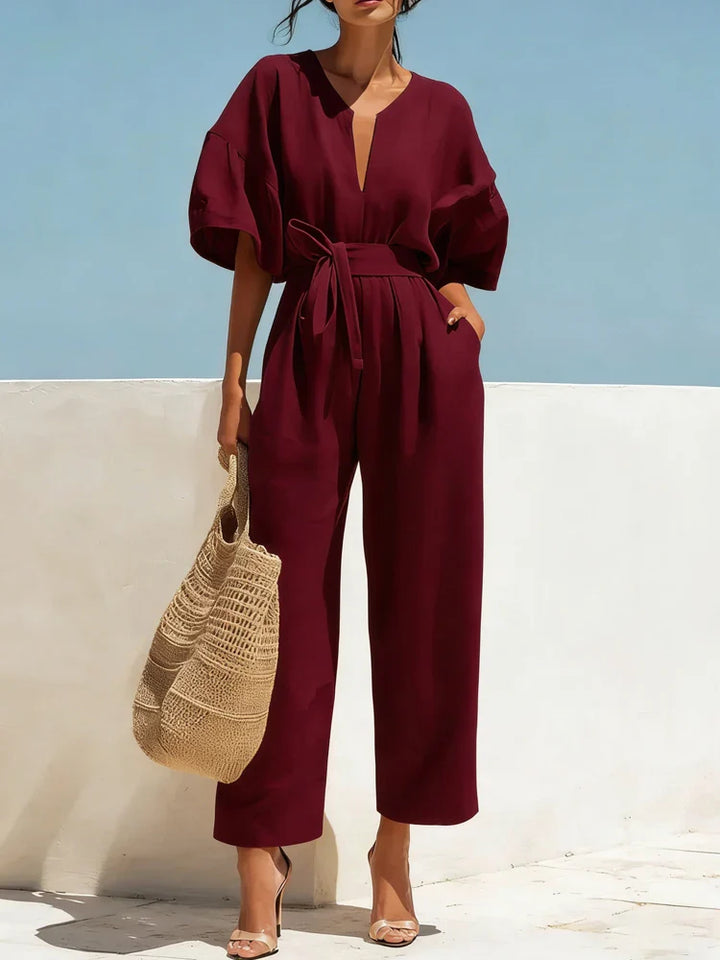 Joanna Summer Linen Jumpsuit