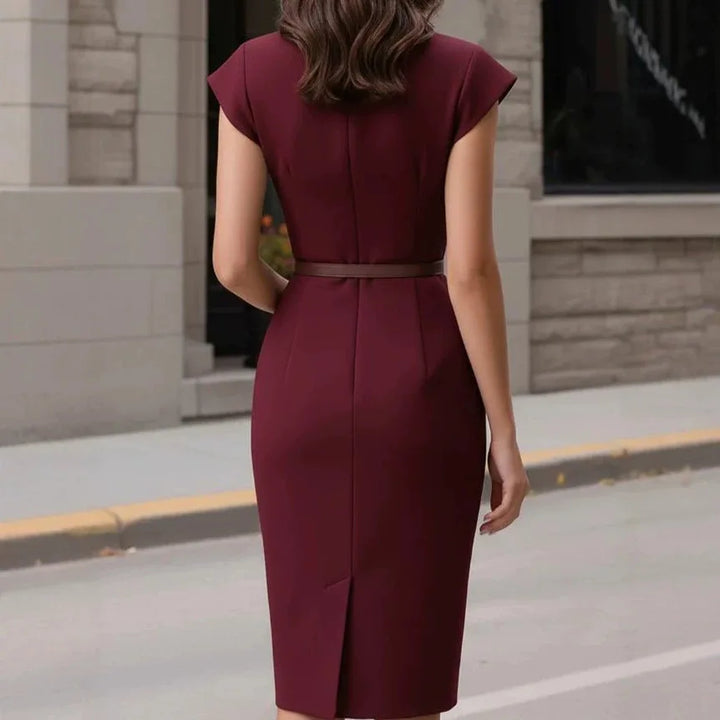 Palmira Peplum Sheath Dress