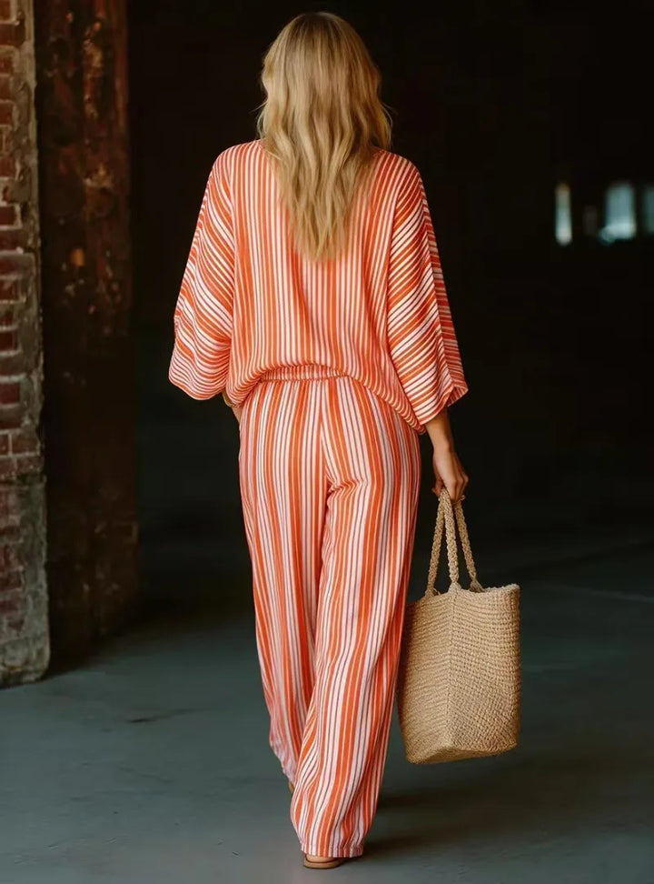 Mirelle Striped Matching Set