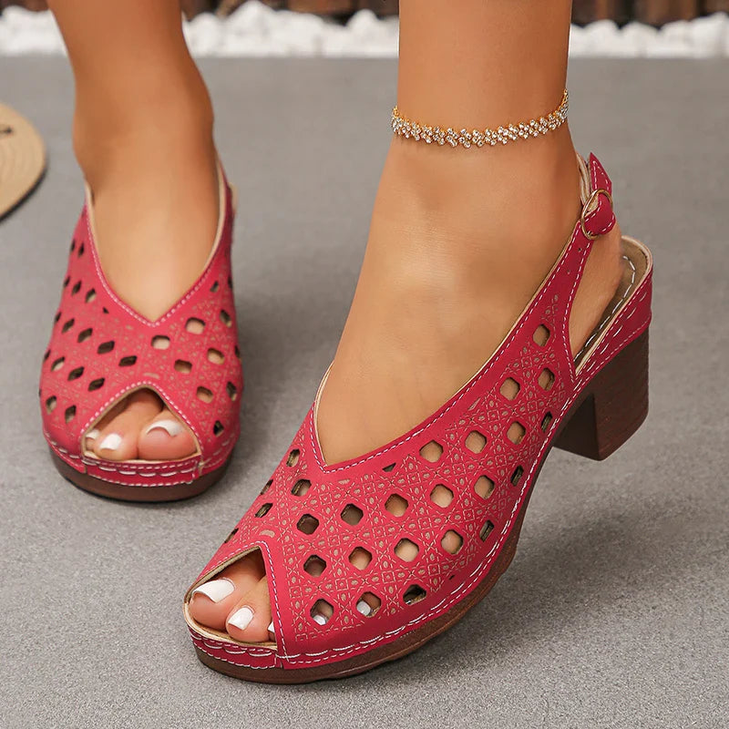 Isolene Orthopedic Peep Toe Sandals