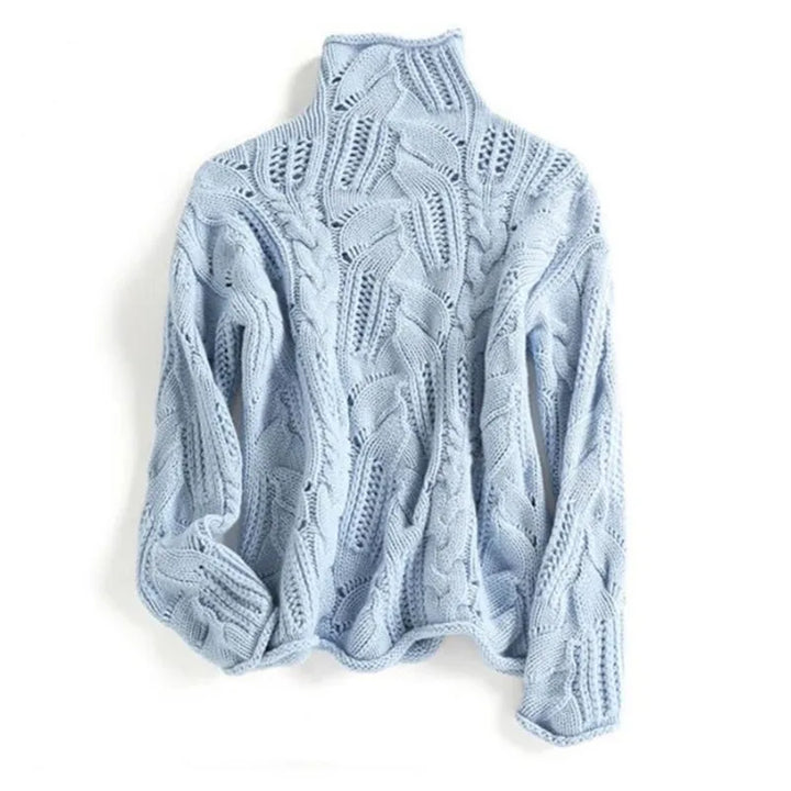 Zaffira Openwork Cable Sweater