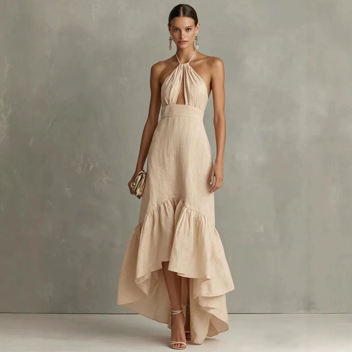 Heather Halter Wedding Guest Dress