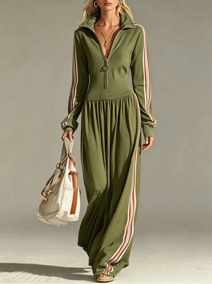 Azelie Activewear Stripe Jumpsuit
