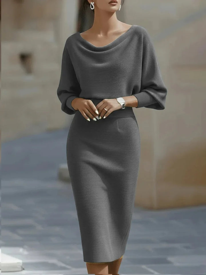Kaylee Cowl Neck Midi Dress