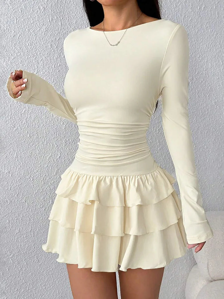 Odessa Ruched Waist Mini Dress