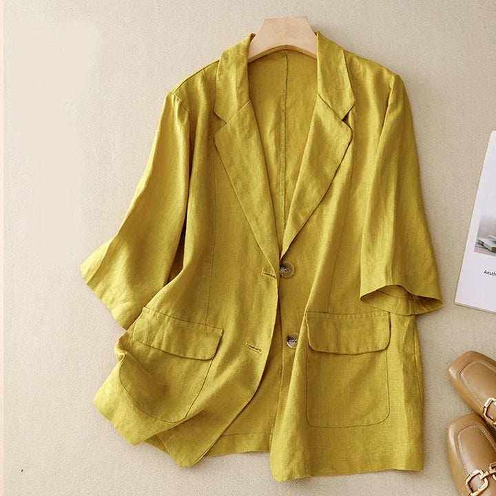 Mireya Linen Blend Blazer
