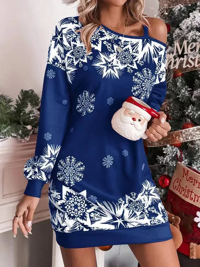 Noelle Snowflake Christmas Dress