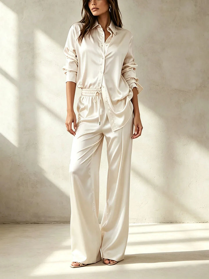 Marisol Satin Finish Two Piece Set