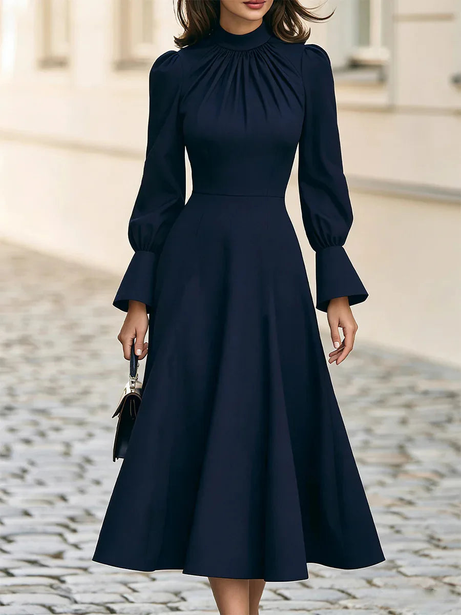 Ophelia Flared Cuff Midi Dress