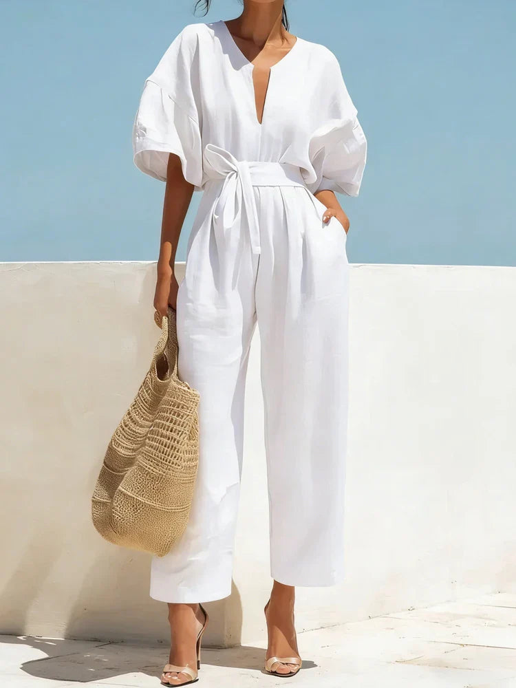 Joanna Summer Linen Jumpsuit