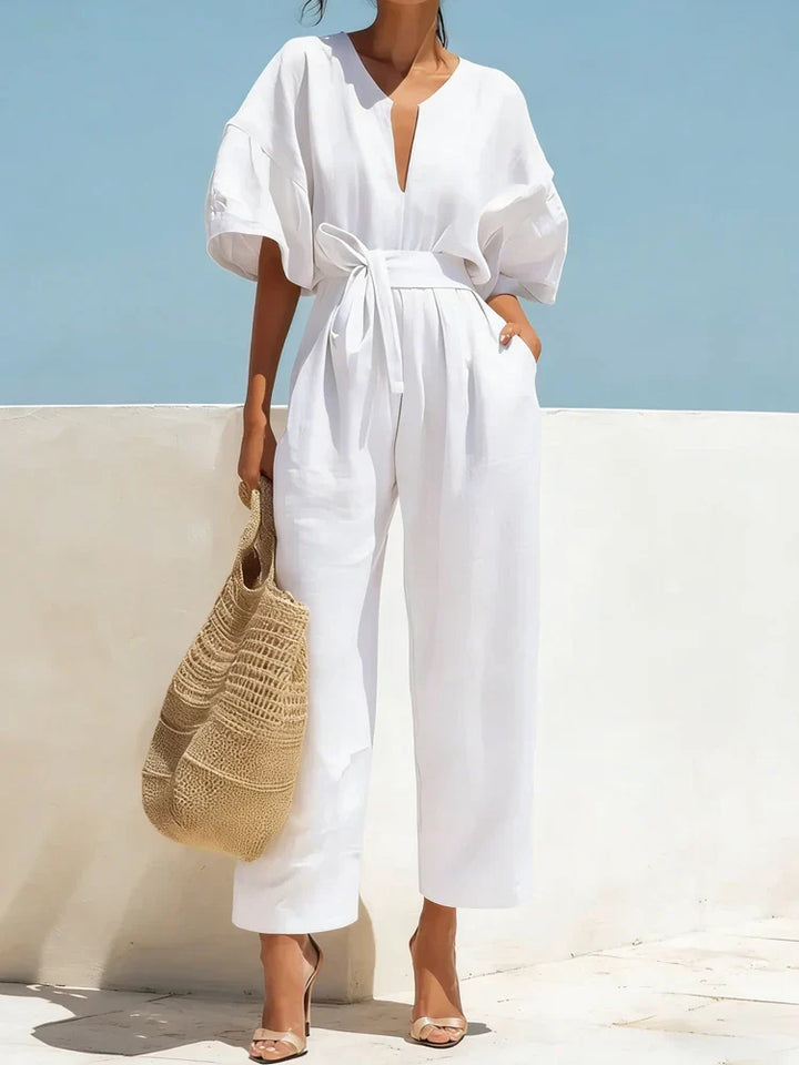 Joanna Summer Linen Jumpsuit