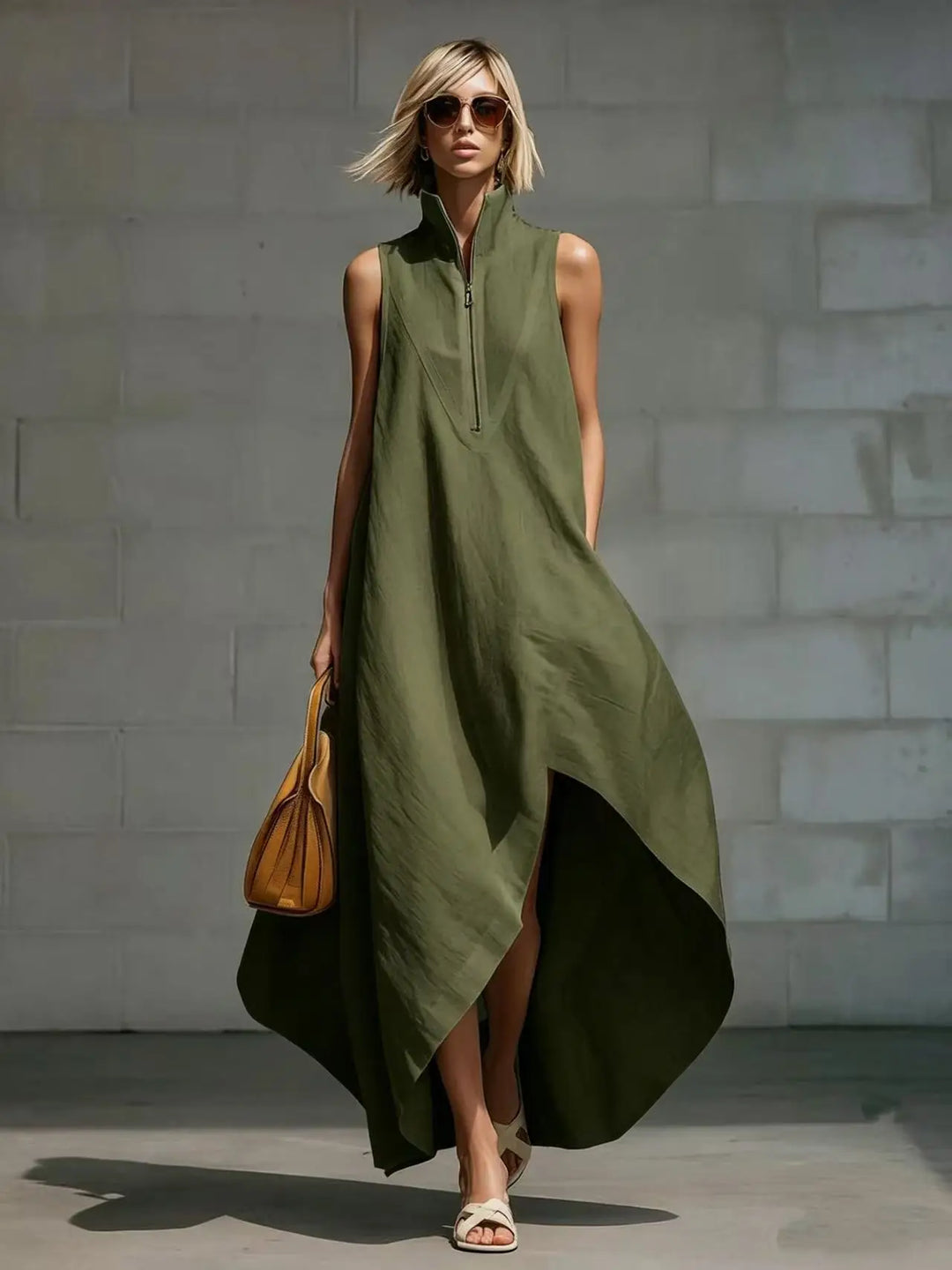 Virelle Sleeveless Relaxed Linen Maxi Dress