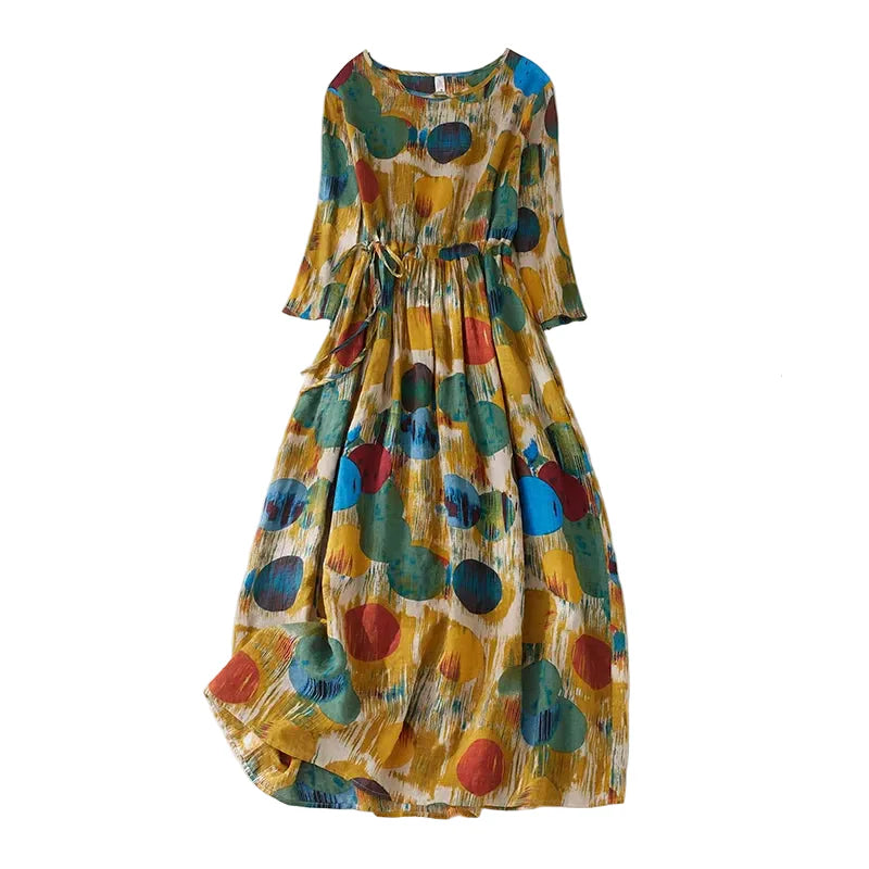Hailey Polka Dot Midi Dress