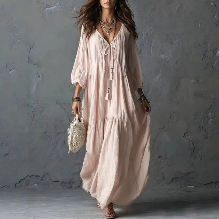 Tahlia Tassel Tie Maxi Dress