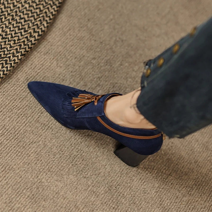 Emmeline Fringe Tassel Pumps
