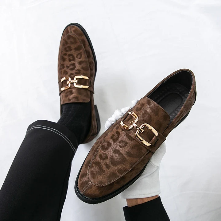 Marsimo Leopard Loafers