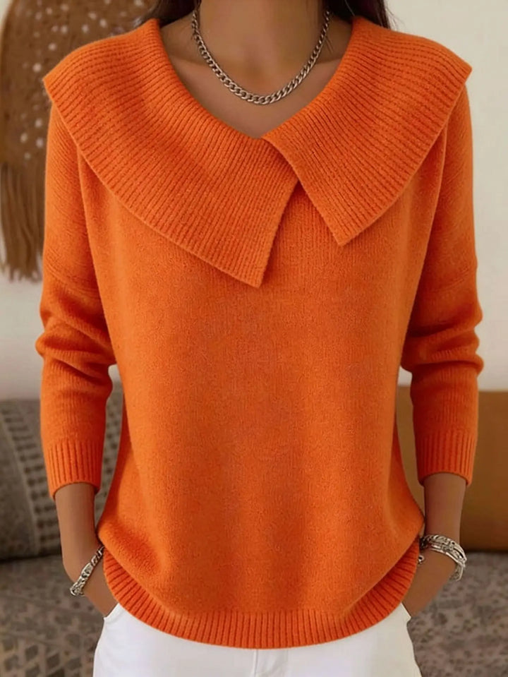 Hazel Fold Collar Sweater