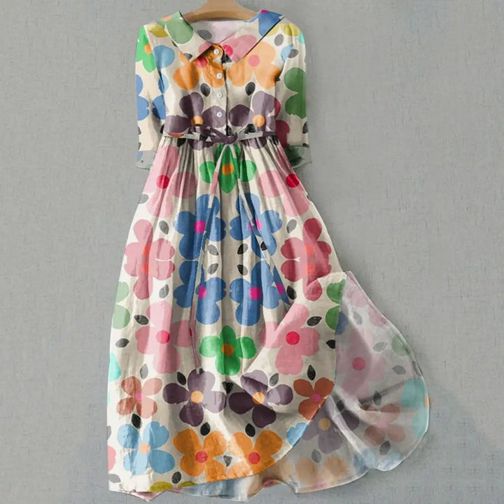 Zynara Floral Midi Dress