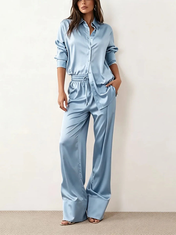 Marisol Satin Finish Two Piece Set