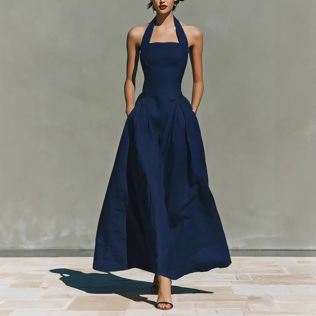 Antonio A Line Flowy Maxi Dress