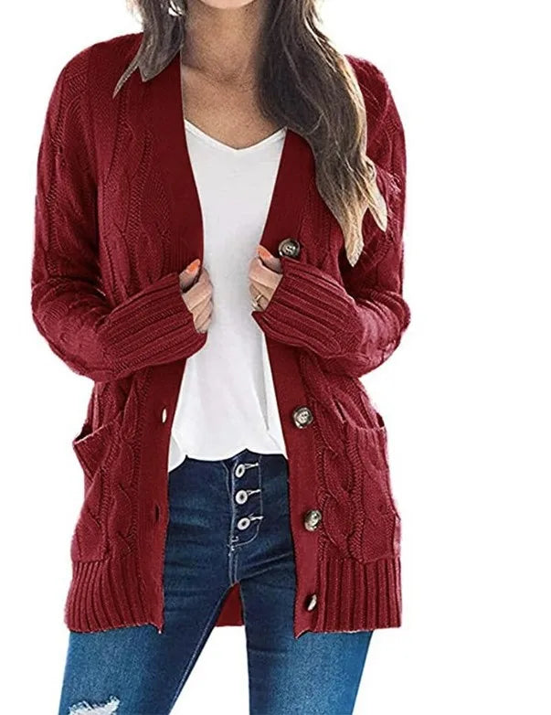 Adrienne Cable Knit Cardigan
