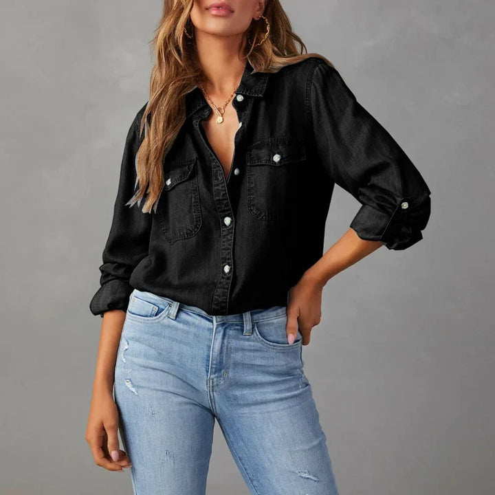 Sylvie Relaxed Denim Shirt