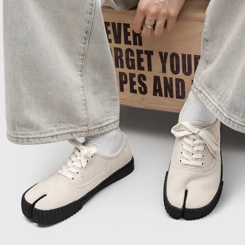 Lucas Textured Split Toe Shoes