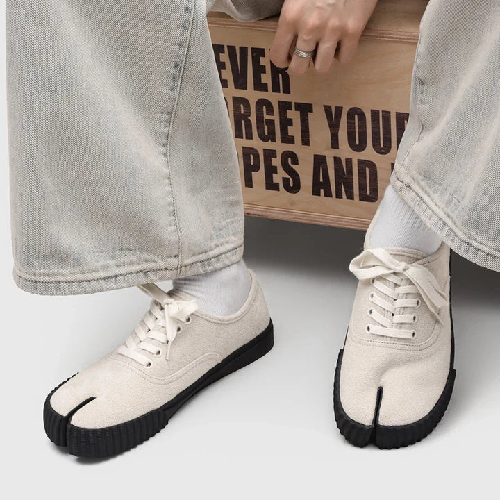 Lucas Textured Split Toe Shoes