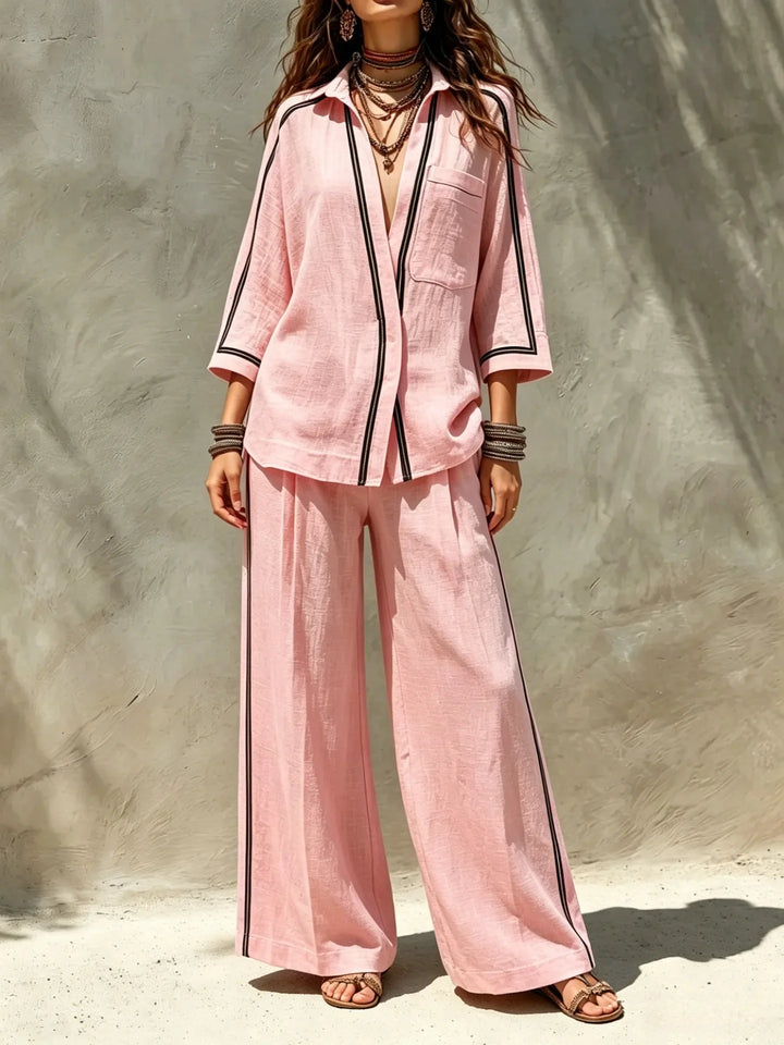 Elaina Casual Relaxed Co-Ord Set