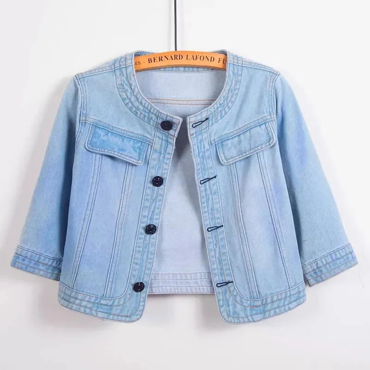 Noami Cropped Denim Jacket