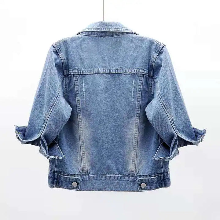 Josephine Cropped Denim Jacket
