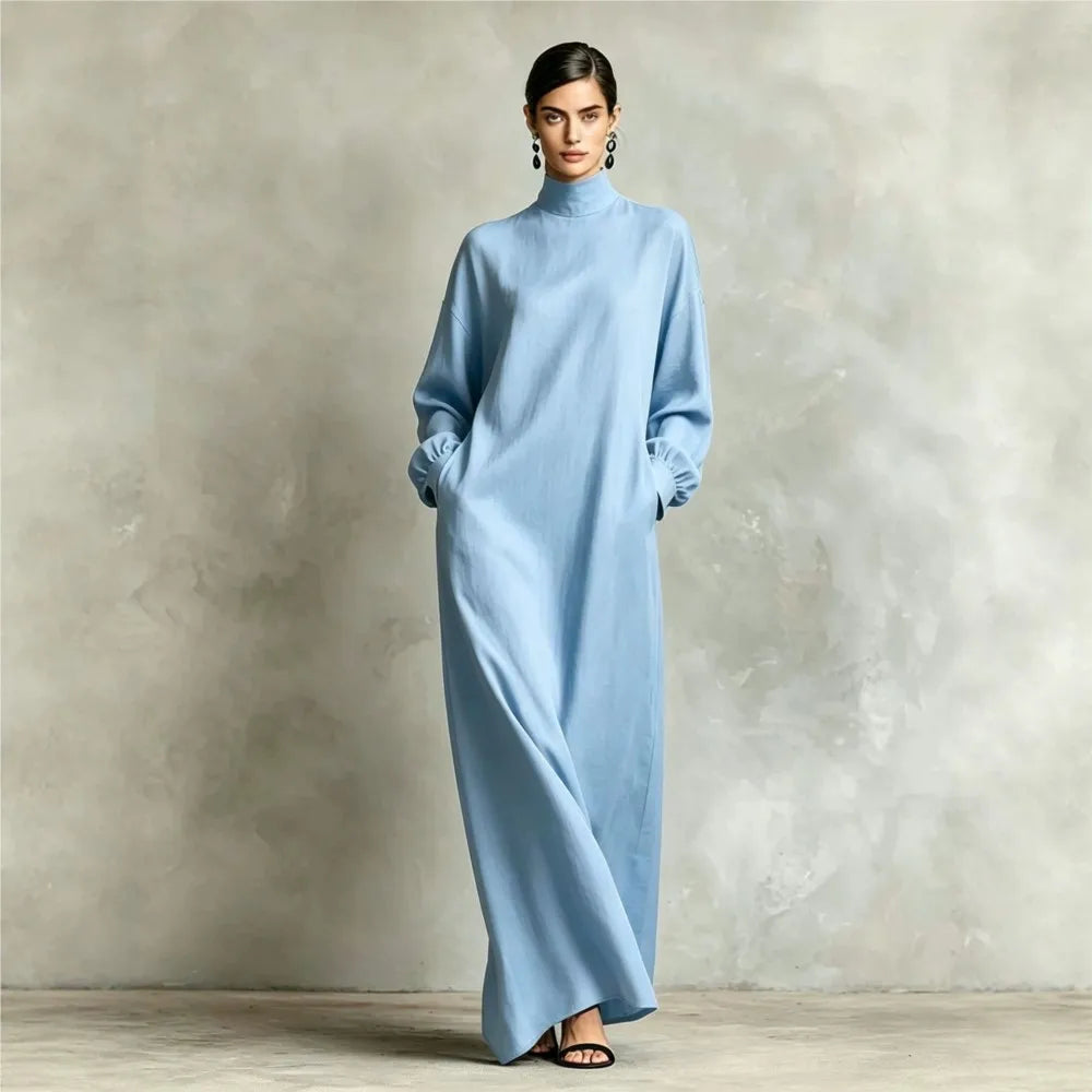 Halcyon Turtleneck Maxi Dress